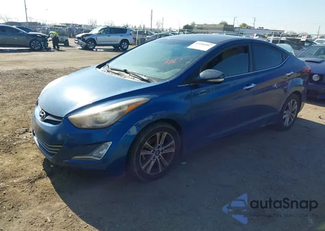 2015 Hyundai Elantra Limited из США, поврежденный, VIN KMHDH4AE1FU226136